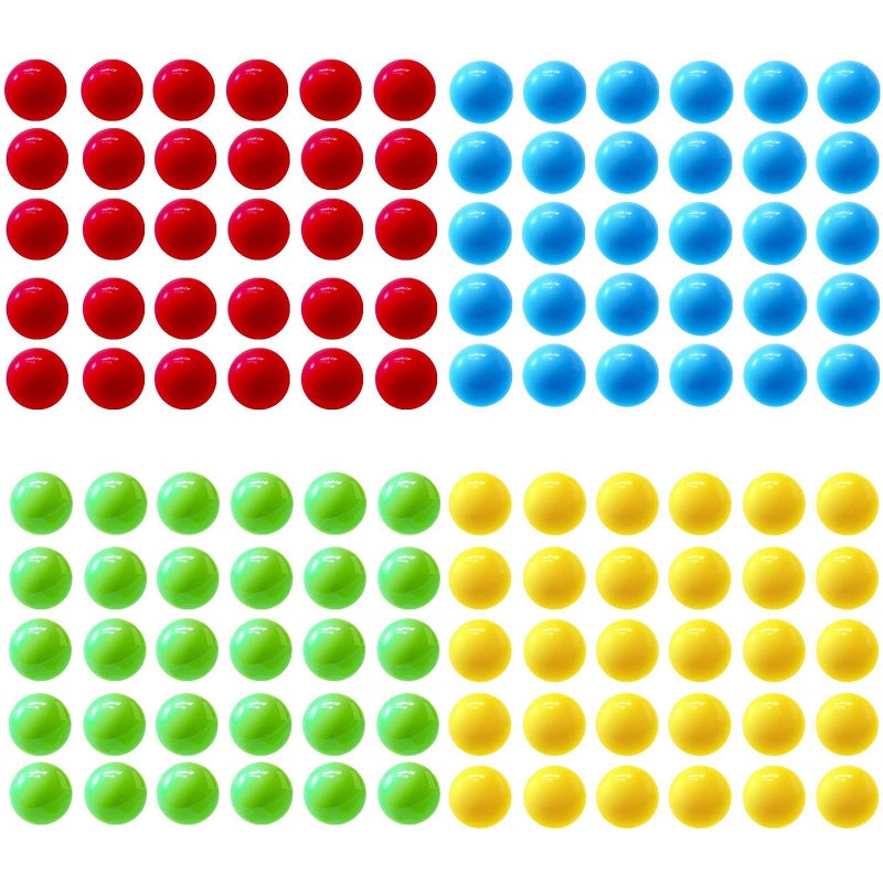 Hotusi 120Pcs Game Replacement Marbles Balls Compatible with Hungry Hungry Hippos