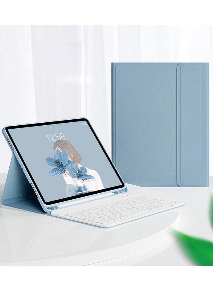 general Keyboard Case for iPad (A16) 11th/10th Generation (11/10.9 Inch, 2025/2022) with Pencil Holder, Magnetic Detachable Wireless Bluetooth Keyboard, Folio Keyboard Cover - Thin & Light