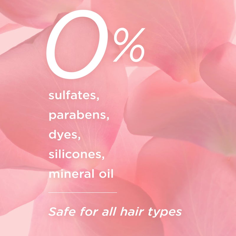 Pantene Sulfate Free Shampoo and Conditioner Set, Rose Water, Soothing and Moisturizing, Infused with Vitamin B5, for all Hair Types, Safe for Color Treated Hair, Pro-V Blend, 17.9 Fl Oz Each, 2 Pack - Image 4