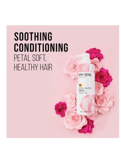Pantene Pantene Sulfate Free Shampoo and Conditioner Set, Rose Water, Soothing and Moisturizing, Infused with Vitamin B5, for all Hair Types, Safe for Color Treated Hair, Pro-V Blend, 17.9 Fl Oz Each, 2 Pack  - Image 2
