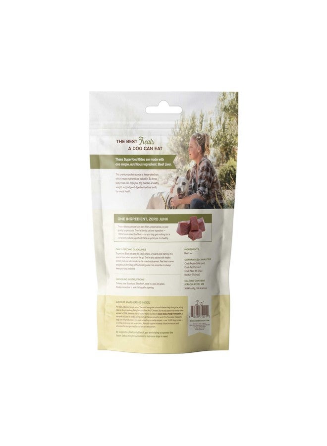 BADLANDS RANCH by Katherine Heigl – Superfood Bite Freeze-Dried Raw Beef Liver Dog Treats – High Protein Single-Ingredient Snacks for Training, Rewards & Daily Wellness - Image 2