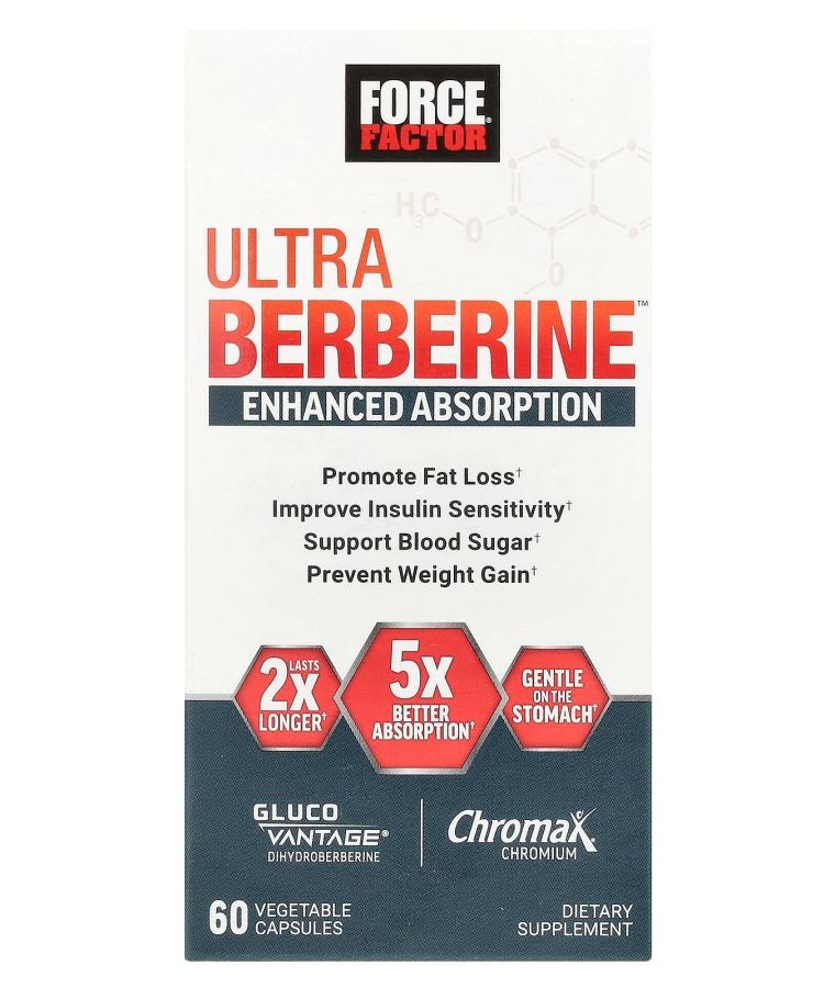 Force Factor Ultra Berberine™ 60 Vegetable Capsules