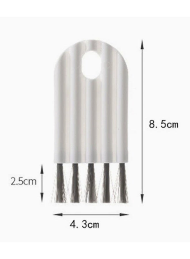 HPRT 5pcs Bendable Cleaning Brush, Soft PP Bristles Multifunctional Keyboard Cleaner for PC, Kitchen & Home Desktop (White) - Image 2
