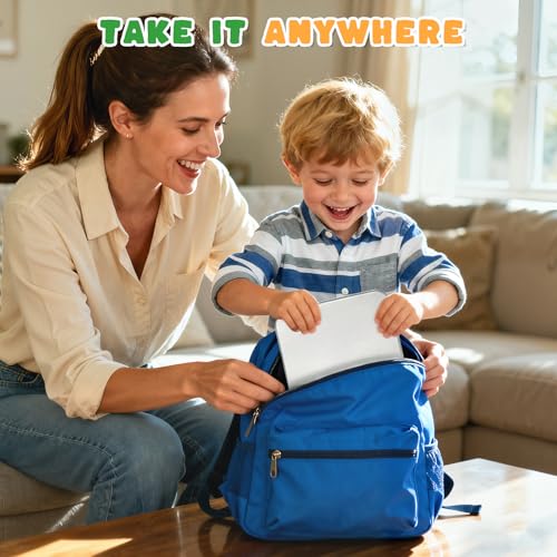 3 otters Travel Magnetic Tiles with Case 44PCS Mini STEM Toys Travel Magnetic Building Blocks for Kids Christmas Party Birthday Gift Classroom Prize - Image 5