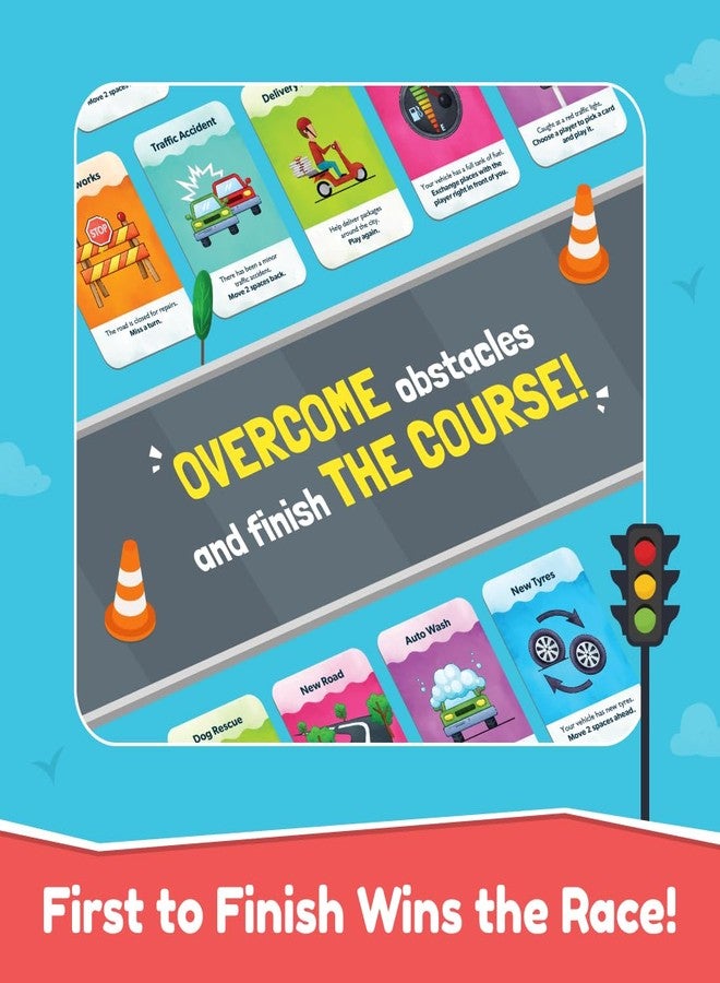 Bloomingo Chaos Commute Strategy Board Game – Exciting Family Time | Gift for Kids | Develop Planning, Decision-, Problem-Solving & Critical Thinking | Fun Traffic Adventure Game | Ages 4+ - Image 2