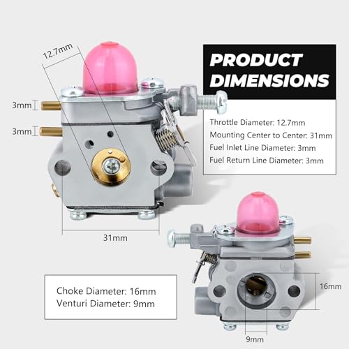 Dalom 753-06190 Carburetor for Troy Bilt TB22 TB21EC TB22EC TB32EC TB42EC TB80EC TB2040XP Trimmer WeedEater Murray M2500 M2510 Brushcutter - Image 4