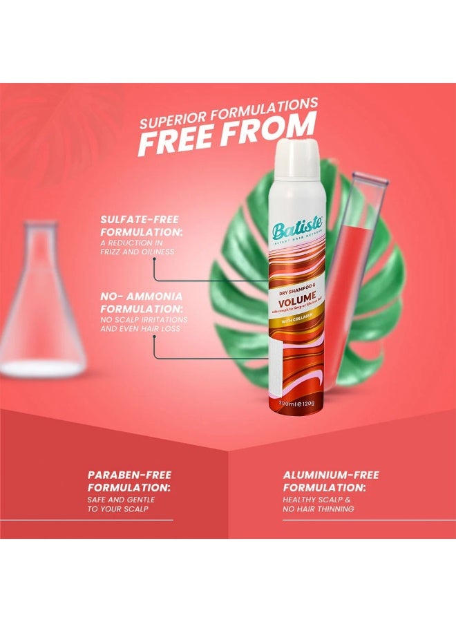 Batiste Instant Hair Refresh Dry Shampoo Volume 200 ML - Image 3