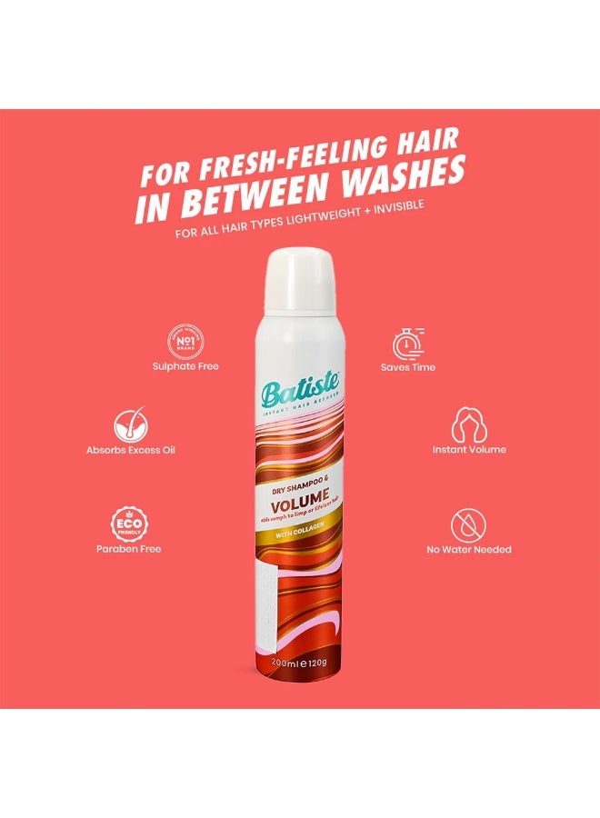 Batiste Instant Hair Refresh Dry Shampoo Volume 200 ML - Image 5