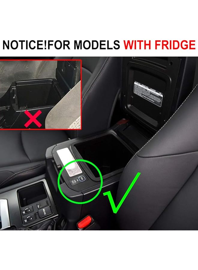 Generic Armrest Storage Box Phone Holder Center Console Organizer Container Tray For Toyota Land Cruiser Prado Lc150 Fj150 Lexus Gx400 Gx460 Gx470 Car Accessories 2020 2019 2018 2017 2016 2015-2004  - Image 2