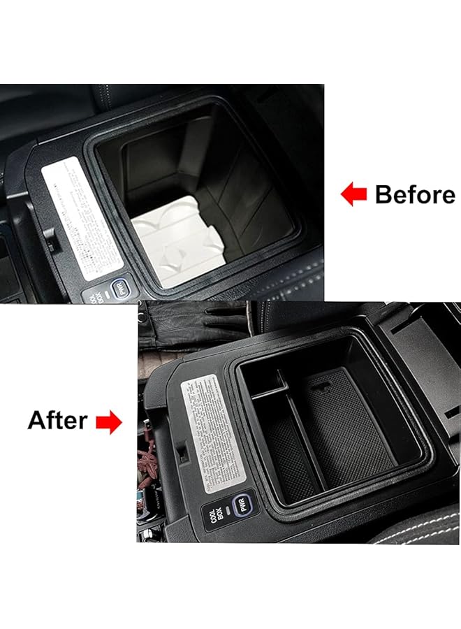 Generic Armrest Storage Box Phone Holder Center Console Organizer Container Tray For Toyota Land Cruiser Prado Lc150 Fj150 Lexus Gx400 Gx460 Gx470 Car Accessories 2020 2019 2018 2017 2016 2015-2004  - Image 3