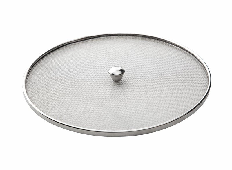 DESCTIDY غطاء متعدد الاستخدامات من الفولاذ المقاوم للصدأ / غطاء طعام / غطاء حليب / غطاء فواكه مع مقبض من الفولاذ المقاوم للصدأ شبكة مفردة رقم 10 - Image 1