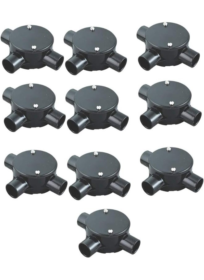 Royal Apex Pvc Electrical Conduit Pipe And Fittings For Indoor And Outdoor Electrical Wiring And Cabling Pack Of 10 25Mm Junction 3 Way  - Image 1
