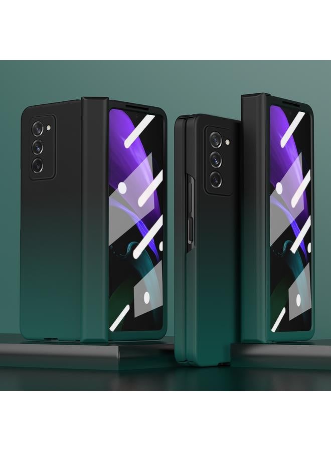 S-TOP Case For Samsung Galaxy Z Fold2 5G Colorful Gradient Tempered Film Integrated Phone Case - Image 1