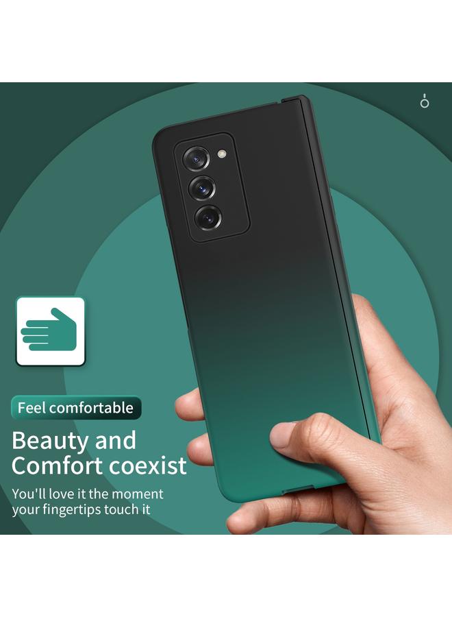 S-TOP Case For Samsung Galaxy Z Fold2 5G Colorful Gradient Tempered Film Integrated Phone Case - Image 3