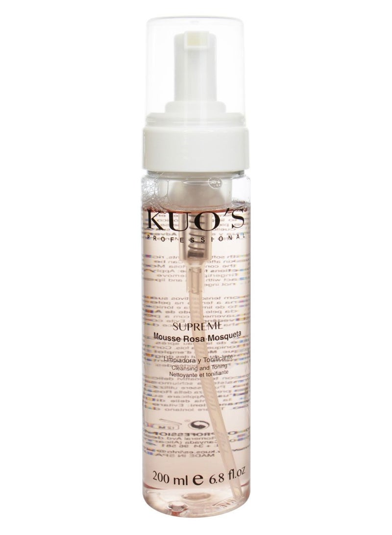 Kuo's supreme cleansing mousse Rosa  200 ml