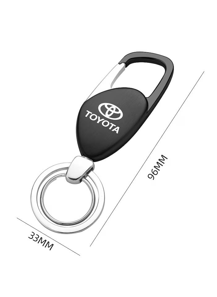 Service Zone 3D Metal Car Styling Keychain For Toyota C-hr Rav4 Hilux - Image 2