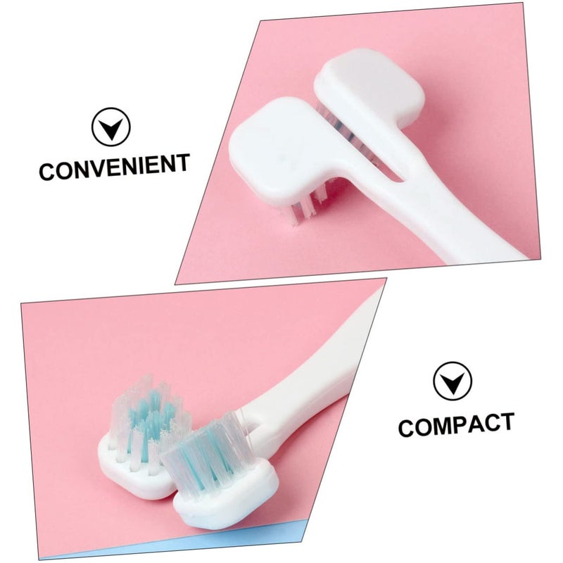 8PCS Dual Head Pet Toothbrush Set Soft Bristles For Dog Cat Oral Care Portable - Image 5