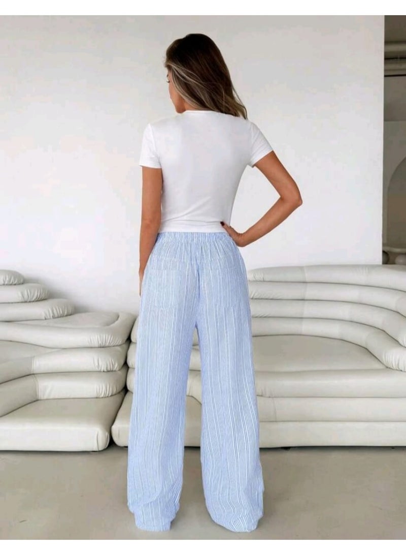 SHEIN Women Floral Print Casual Round Neck Short Sleeve T-Shirt, Summer - Image 4