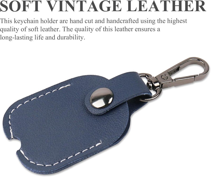 Haecsfl Car Key Cover Kechain for Broken Key - Leather Key Covers Protector for Car Key - Car Key Holder for Women, Men - Image 2