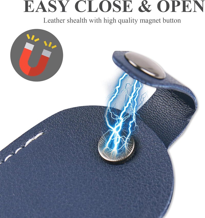 Haecsfl Car Key Cover Kechain for Broken Key - Leather Key Covers Protector for Car Key - Car Key Holder for Women, Men - Image 5