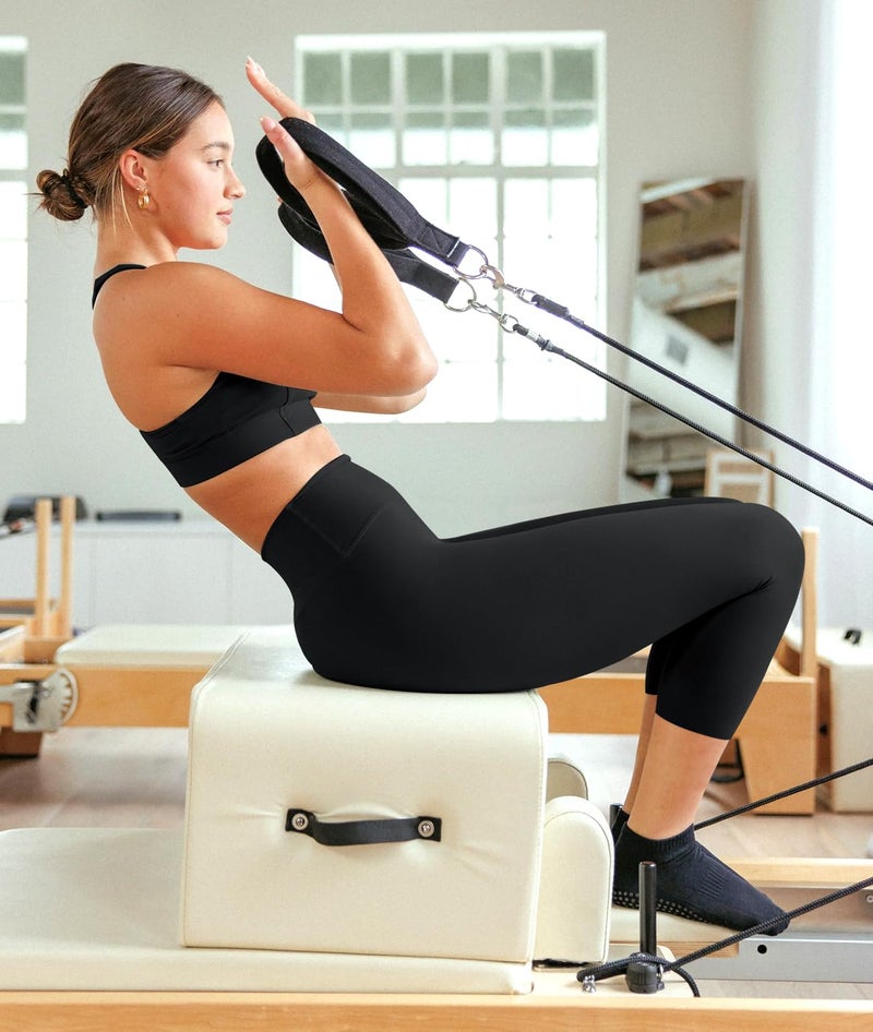 Bluemaple High Waisted Leggings for Women - Tummy Control Pants Non See Through Workout Soft Yoga Pants for Running Plus Size - Image 2
