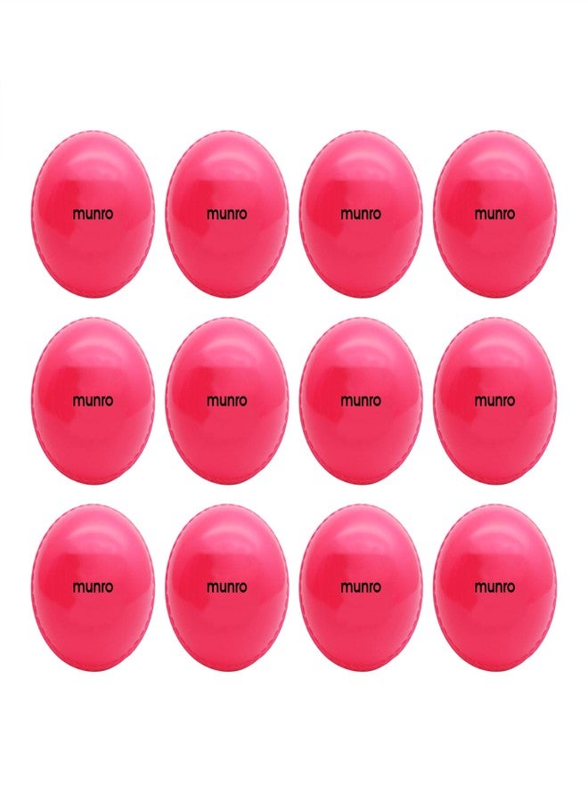 MUNRO Synthetic Bounce Cricket Wind Ball, Practice/Competitive Match, PU Ball for Indoor & Outdoor, Cricket Ball, Training Balls for Beginners (Multicolor, Pack of 12) - Image 4