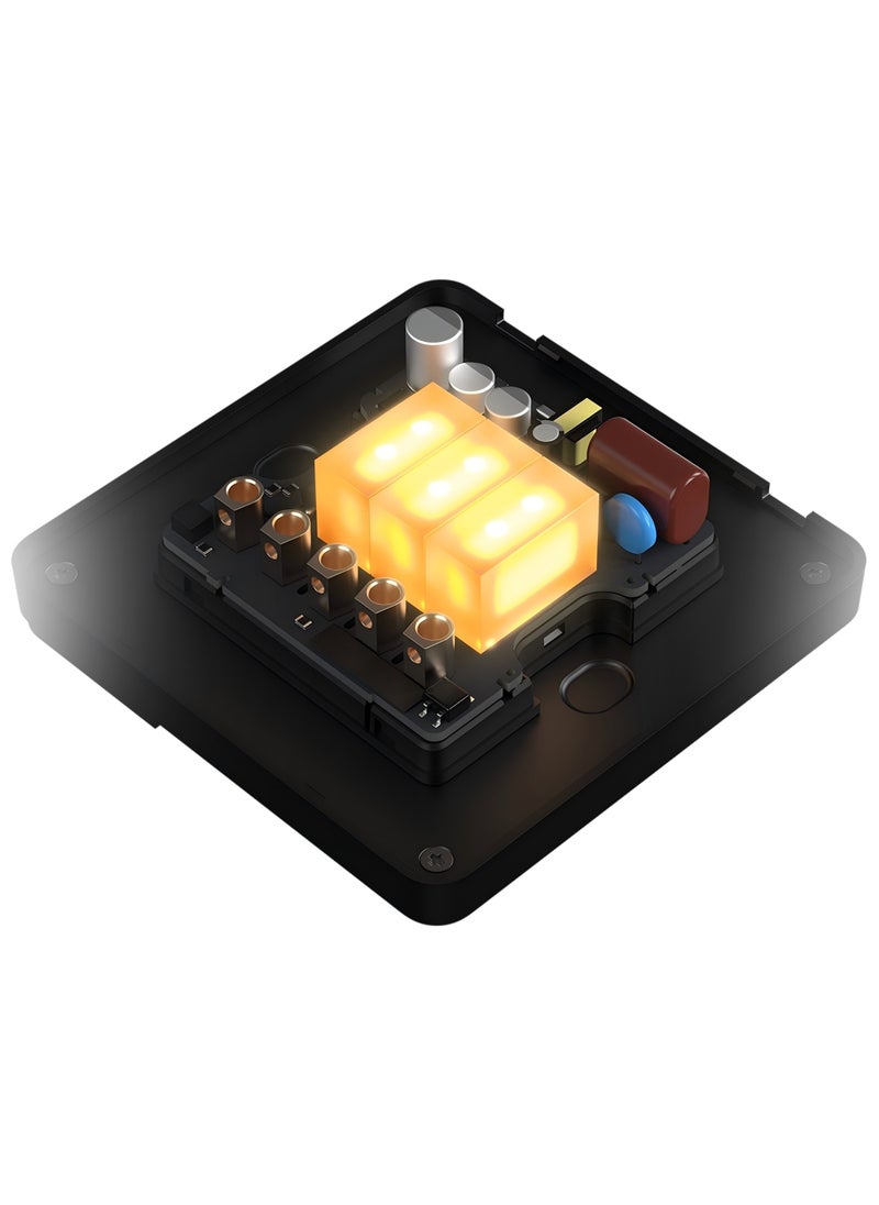 Aqara - Smart Wall Light Switch Z1 Pro Single Gang ,Apple Siri and Google Smart Home Support,Matter and Zigbee 3.0,Support Neutral and Non-Neutral,Black - Image 1