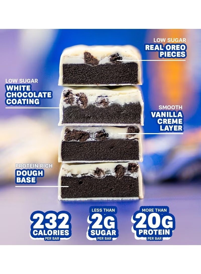 Grenade High Protein Bar Oreo White Flavor 60g – Pack of 12 - Image 2