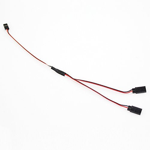 DYWISHKEY 30cm Servo Remote Control 1 to 2 Y Cables, Male to Female (5 PCS) - Image 2