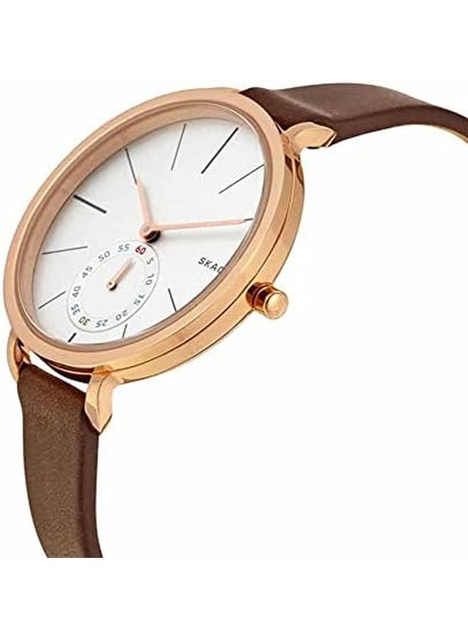Skagen Hagen Women White Dial Leather Analog Watch Skw2356 - Image 3