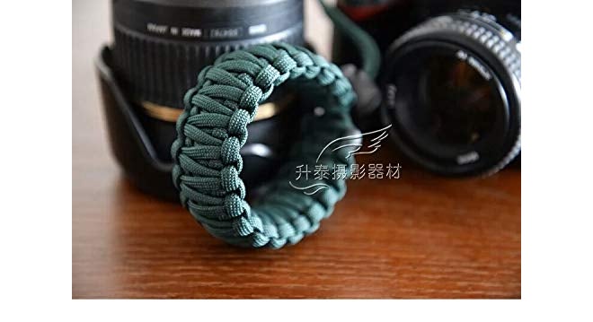RUBRIC ? Braided King Cobra Paracord Hand Grip Wrist Strap for All DSLR Camera/Binoculars (Military Green) - Image 2