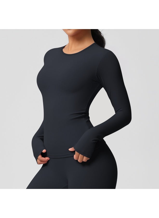 Fitness Long Sleeve Women Yoga Shirts Running Push Up Gym Clothes Workout Dry Fit Breathable High Elastic Sports Top - Image 3