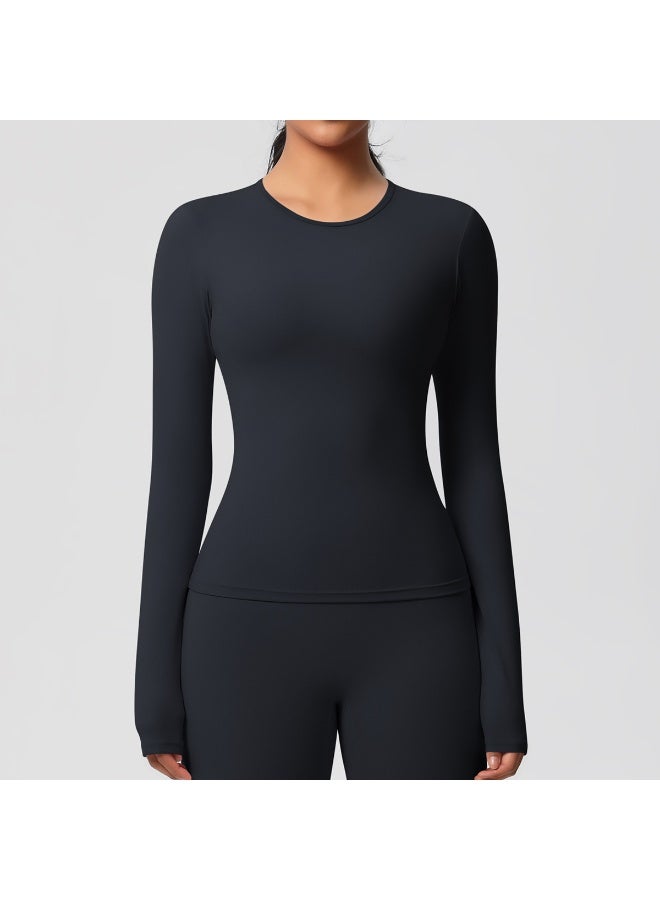 Fitness Long Sleeve Women Yoga Shirts Running Push Up Gym Clothes Workout Dry Fit Breathable High Elastic Sports Top - Image 1