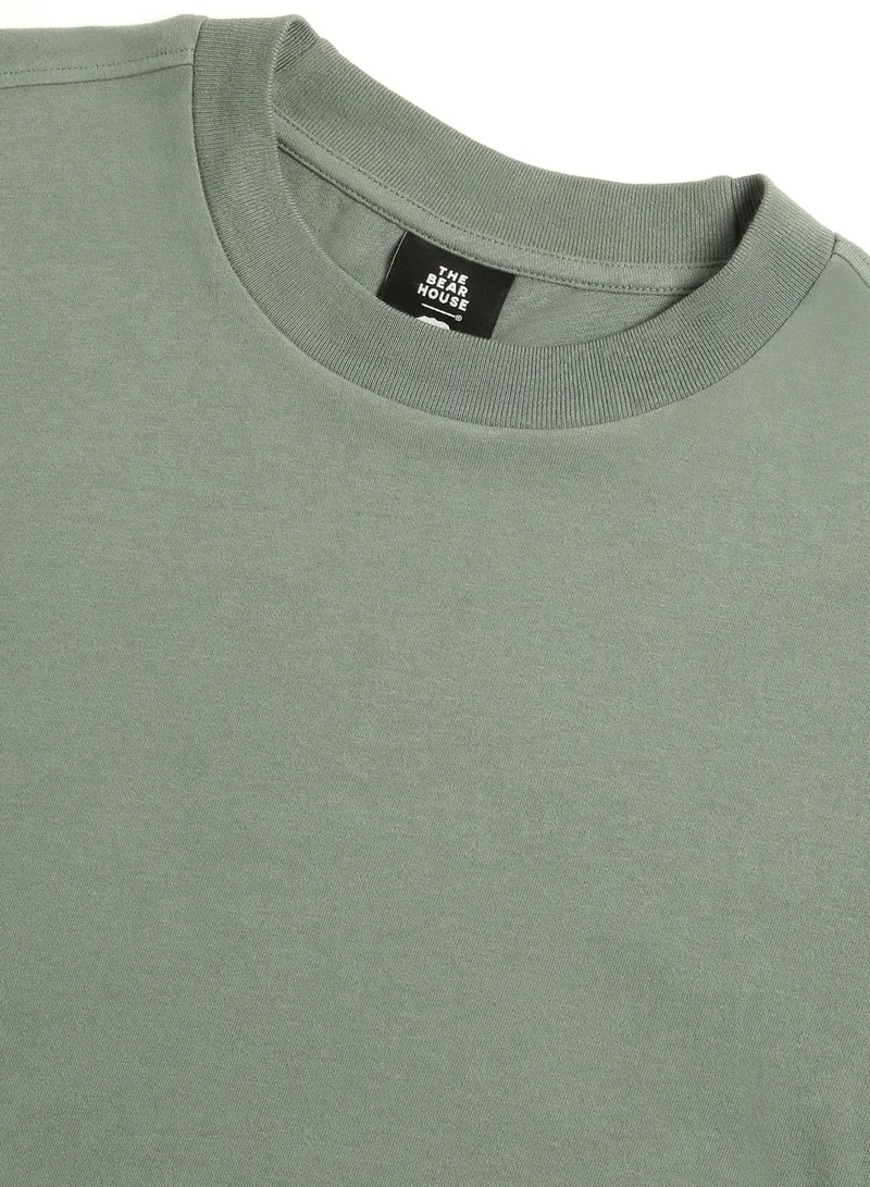 THE BEAR HOUSE Men’s Cotton T-Shirt – Soft, Breathable & Comfortable, Perfect for Casual Wear, Ideal for Everyday & Summer