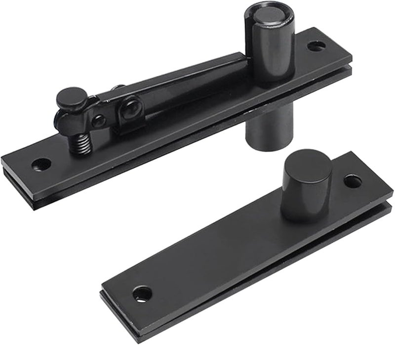 Heavy Duty Stainless Steel Concealed Door Pivot Hinge 360 Degree Rotating Shafts 2Pcs - Image 4