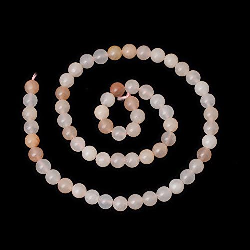 CHEAVIAN 60PCS 6mm Natural Pink Aventurine Gemstone Round Loose Beads Stone Beads for Jewelry Making DIY Findings 1 Strand 15" - Image 2