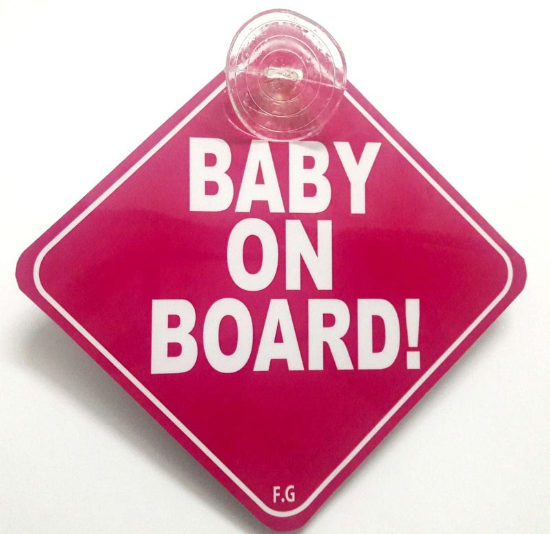 Vadda Baby On Board Sleeping Child/Baby Vehicle Decal, Window Hanging Safety Sign for Car 008 - Image 2