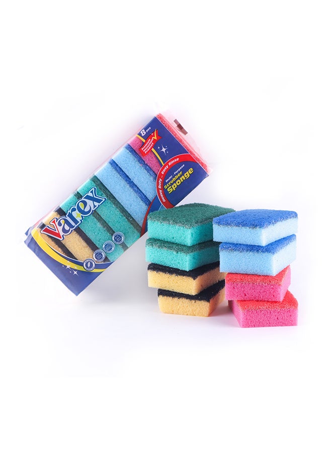Varex Varex kitchen Sponge Flat Colors 8 Piece 