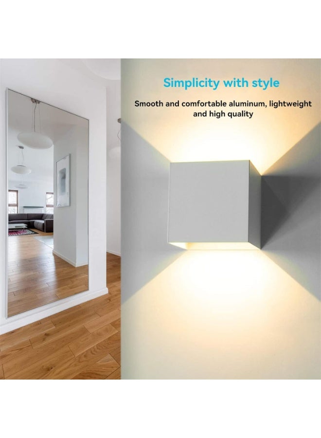 AFN Modern LED Wall Light Fixture Cube Design Up Down Illumination Minimalist Decorative Sconce for Living Room Bedroom Hallway Indoor Lighting Energy Saving Hot Selling Lighting Solution - Image 2