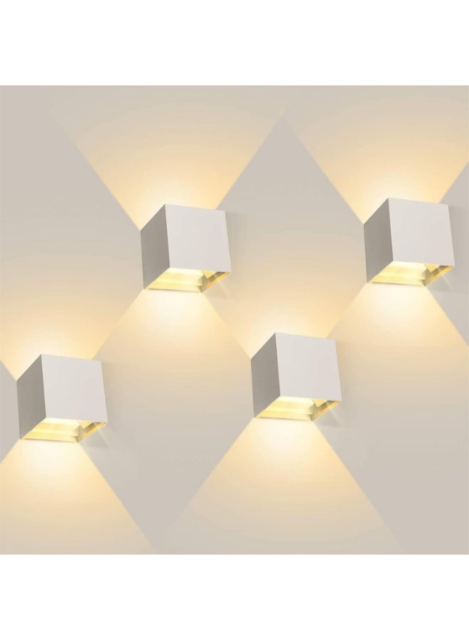 AFN Modern LED Wall Light Fixture Cube Design Up Down Illumination Minimalist Decorative Sconce for Living Room Bedroom Hallway Indoor Lighting Energy Saving Hot Selling Lighting Solution - Image 1