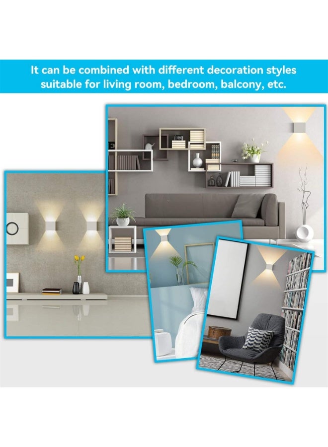 AFN Modern LED Wall Light Fixture Cube Design Up Down Illumination Minimalist Decorative Sconce for Living Room Bedroom Hallway Indoor Lighting Energy Saving Hot Selling Lighting Solution - Image 4