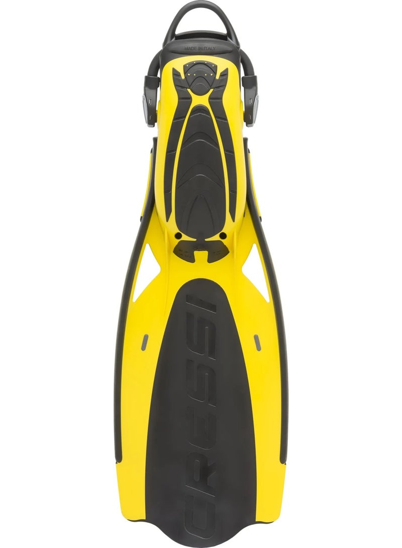 Cressi Thor EBS Fins Black/Yellow - Image 3