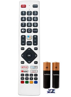 Replacement Voice Remote SHWRMC0133 Fit for Sharp Android TV 4K UHD 70DN6EA 70CL6EA 42CL6EA 70CL5EA 42CL5EA 65DN3EA 50DN3EA 65DN2EA 50DN2EA 65DL6EA 50DL6EA 65DL4EA 50DL4EA 65DL3EA 50DL3EA with battery