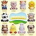 AuroTops Learning Toy for Toddlers 1 2 3 Years Old 20 PCS Farm Animal Barn playset Finger Puppets Montessori toys for Kids10 Animals 10 Barns for Babies Boys Girls Easter Christmas Birthday Gift - Image 2