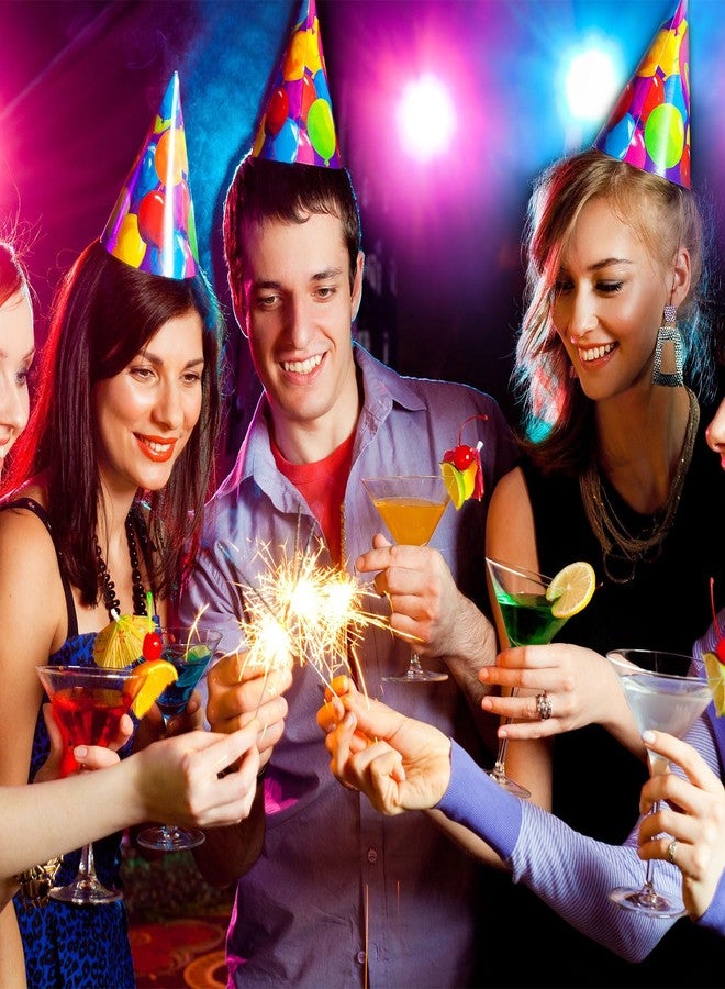 اودين مجموعة أودين من 6 قطع من مفارش طاولات حفلات النيون، دائرية الشكل 84 بوصة، مصنوعة من البلاستيك للاستخدام مرة واحدة، تتوهج في الظلام، مثالية لحفلات أعياد الميلاد وحفلات استقبال المولود الجديد. - Image 5