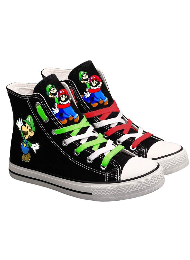 Unisex Top Canvas Shoes – Stylish Couple Sneakers for Casual & Cosplay - Image 1