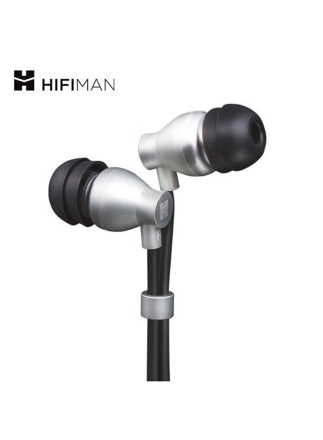 Hifiman Re800 Silver Topology Diaphragm Dynamic In-ear Headphones, Hifi Audiophile Lossless Over-ear Earbuds - Image 1