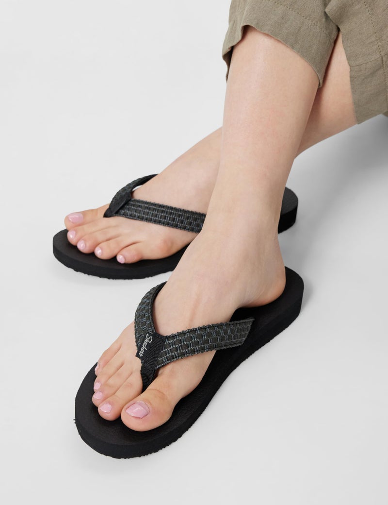Skechers_Women's Flip-Flops & Slippers-MEDITATION-896442ID-BBK-9 - Image 2