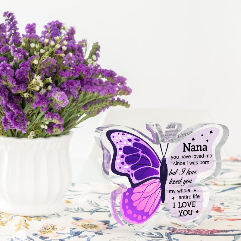 Hudiegify Nana Gifts  Christmas Gifts for Grandma  Nana Gift  ButterflyShaped Paperweights  Christmas Gifts for Nana  Gifts for Nana  Nana Gifts from Grandkids  Gifts for Nana Birthday  Gifts for Nana Christmas  - Image 5