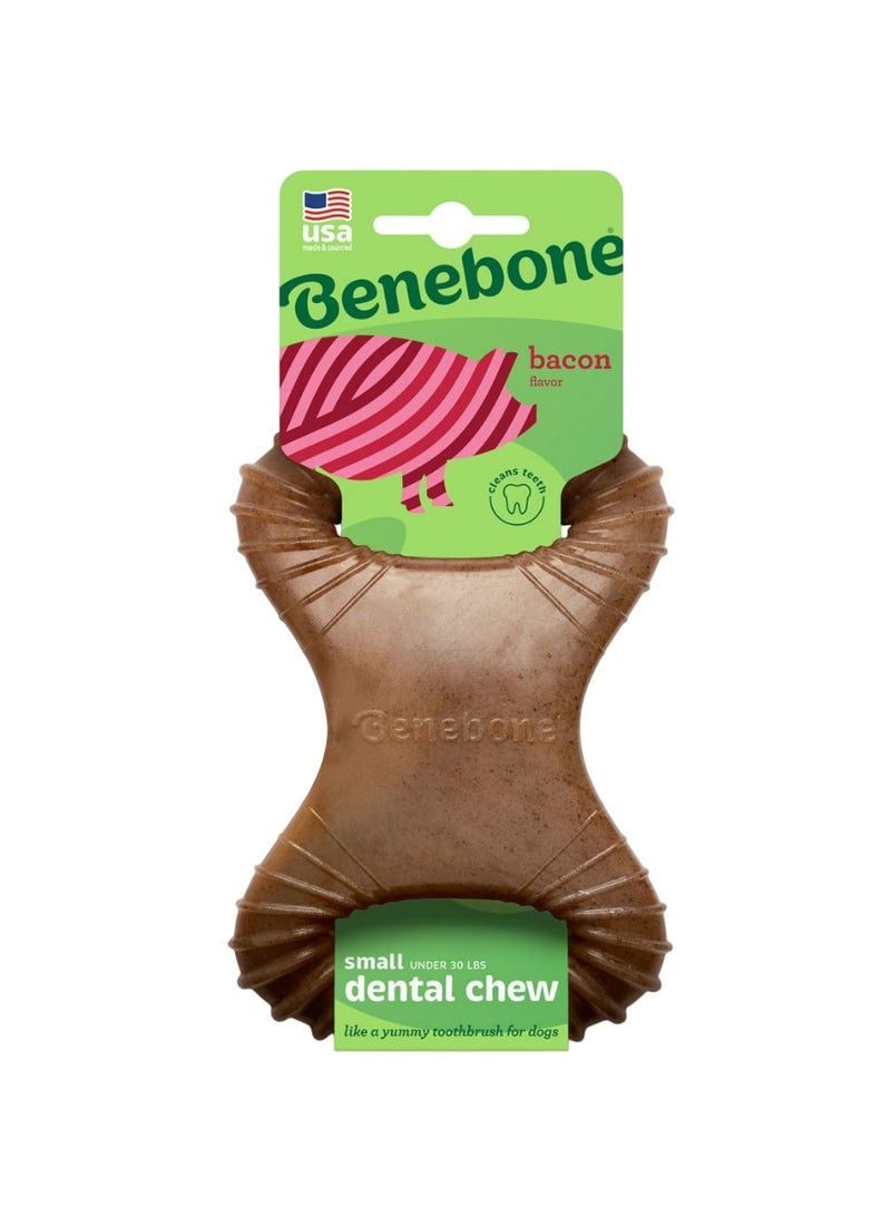Benebone Dental Dog Chew Toy Bacon - Image 1